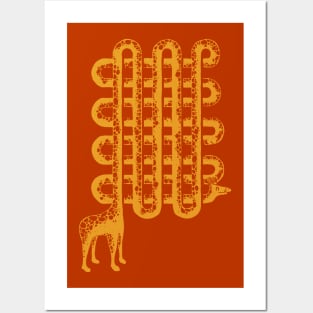 Neck Pattern Posters and Art